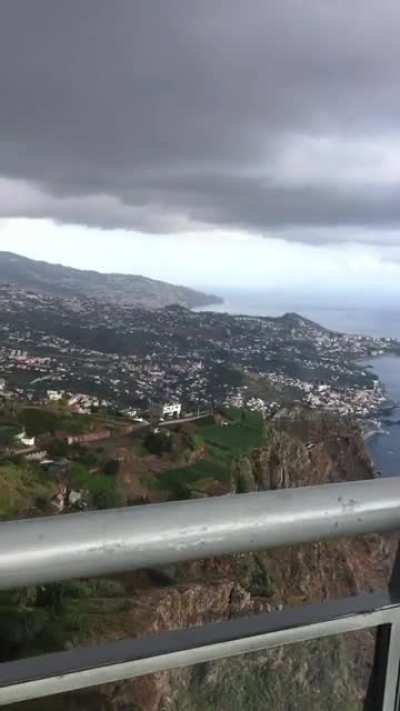 HMRB while i walk in glass 580 meters above sea.
