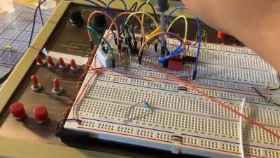 While trying to make a kick drum using a bridged T oscillator, I accidentally made a synth bass