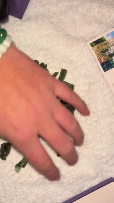 I bought my first 1.51 gram piece of moldavite and loved it so much I bought a lot more from IVC. I&rsquo;ve never felt energy in crystals but this has been so different. I put 1/3 of the bag of moldavite in my left hand and it felt like holding a powerhouse, a
