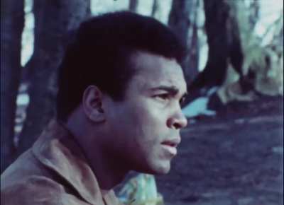 Muhammad Ali learns about Mount Everest.
