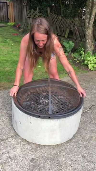 Someone was getting rid of this sump ring and I thought &ldquo;maybe my fire pit would fit in that&rdquo;