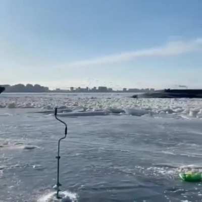 Submarine and fishing in Vladivostok