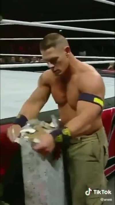 Merry Christmas, here&rsquo;s a video of John Cena getting the one thing he wanted most for Christmas.