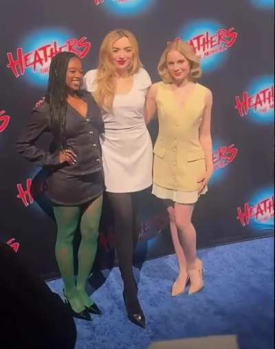 Peyton Posing for Press at the 250th Heathers Celebration | February 11, 2026