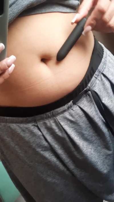 Shall we play with my belly button today?