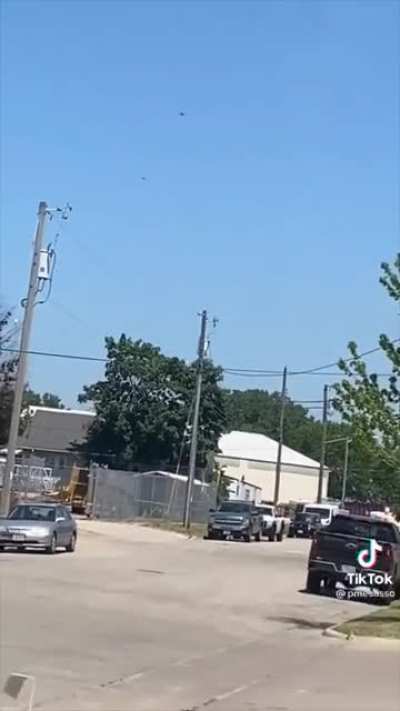 Wisconsinite captures what appears to be an UFO. Jets were scrambled to the area soon after the object disappeared.