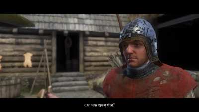 "Remember it now? Can you repeat that?"