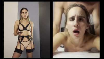 My boyfriend fucking the shit out of a pornstar