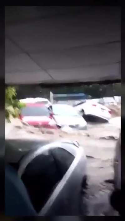 Flooding due to Tropical storm Amanda in El Salvador, 5/31/20