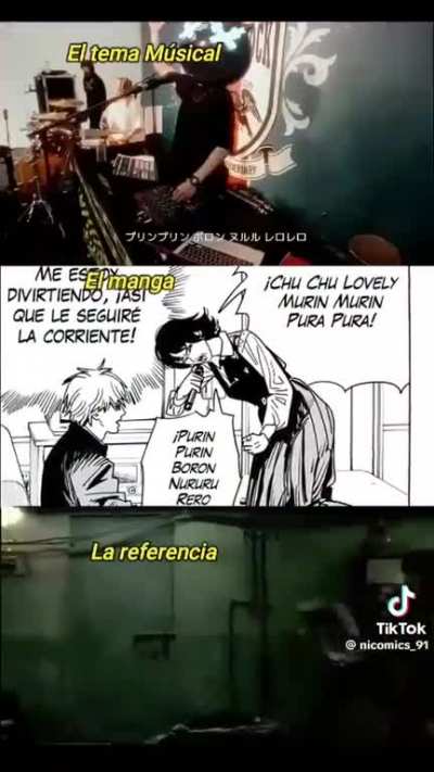 Otra minita mal de la cabeza que se le acerca a Denji 💀 fan de Maximun The Hormone. Gracias Fujimoto por tanto y perd&oacute;n por tan poco. 🥵😈