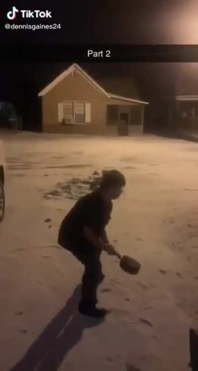 To throw away hot water