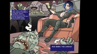 What good is a slave girl if you can't show her off? Walk about town with her on a leash? [Page 1 of the Yuki: Space Assassin 🌌 
