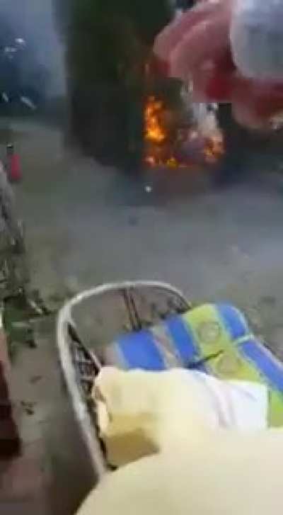 You know, my fir is currrently burning down?! Are u nuts? .... you belong in jail... he is so sick... i don't have any sympathy for you anymore...