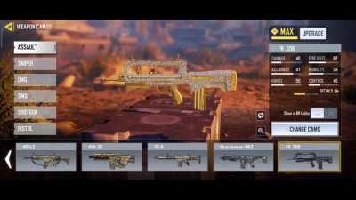 Just got diamonds on all my guns
