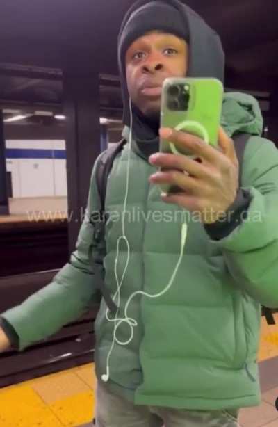 Black man goes on a deranged racist rant about how black people are the superior race and mocks the cameraman&rsquo;s mixed race heritage