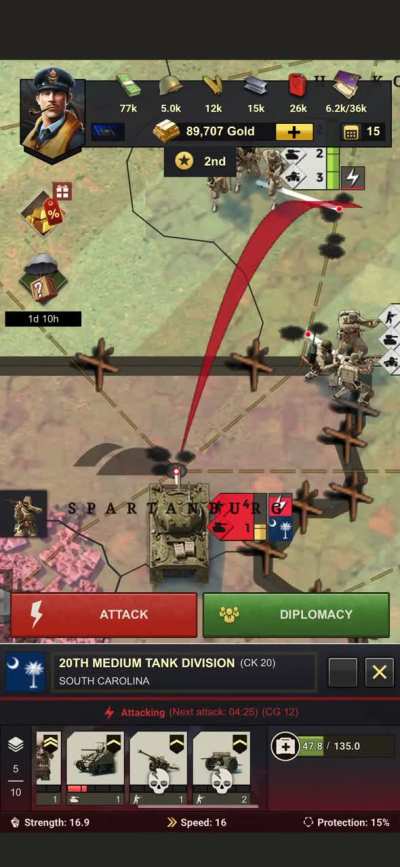 How is a dead artillery attacking?