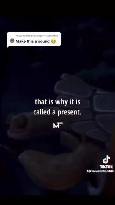 Trying to be deep and inspiring