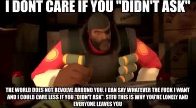 Didnt ask? nobody cares