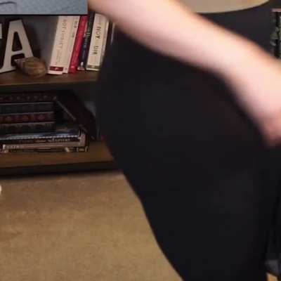 Anita showing off her dumptrunk