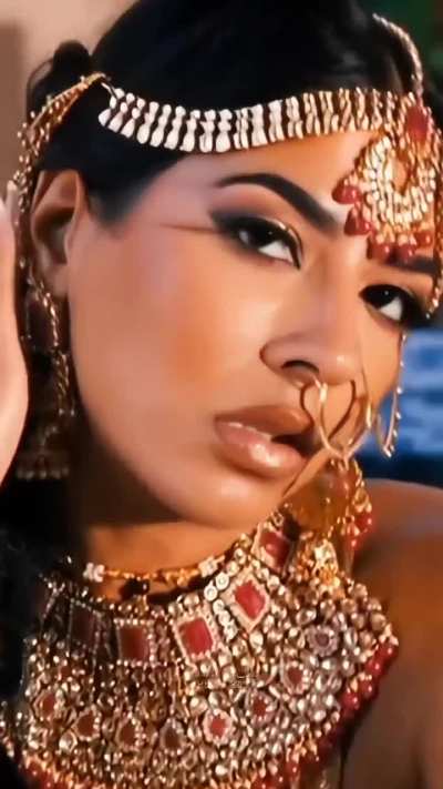 Jasmine sherni in Desi waifu look❤️