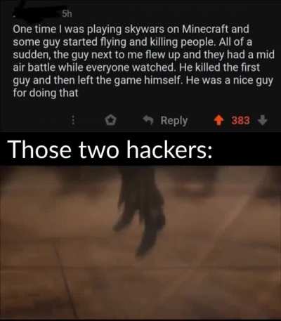 I didn't see that coming