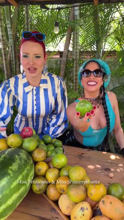 Fruit ladies 🍋&zwj;🟩🍉