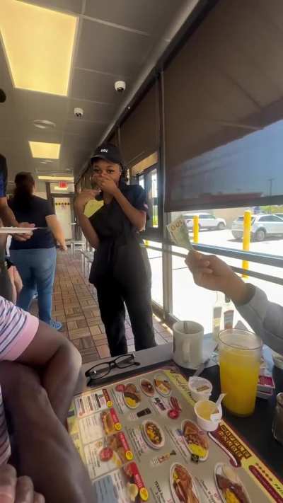 Waffle House Server served delight
