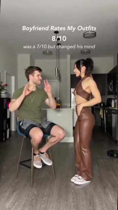 Cute couple, imagine fucking both of them.