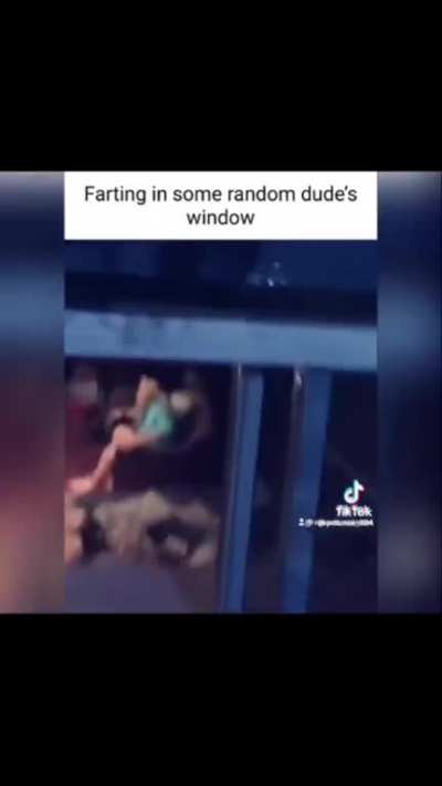 Farting in a random house