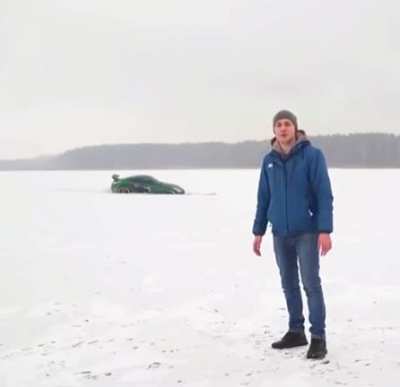 Russian ice rally.