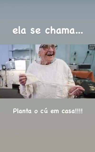 Minha m&atilde;e tava morrendo de rir com isso