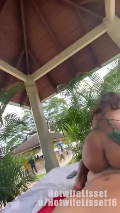 I rode a cock in front of everybody on vacation