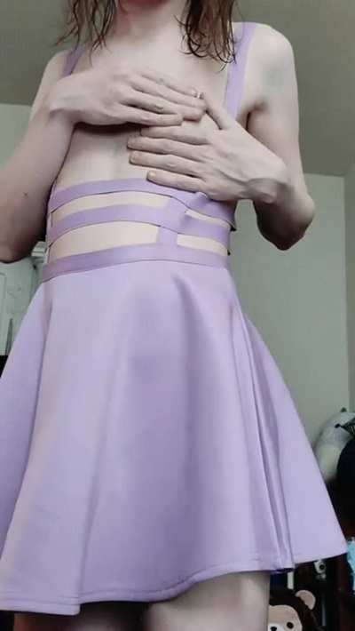 Come feel how big my boobs are growing, daddy!