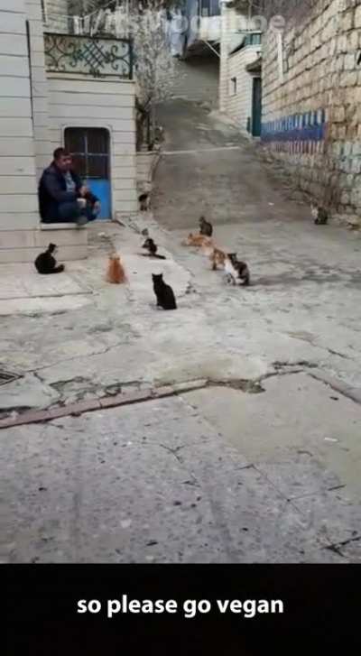 A Syrian father lays down the law to his children: