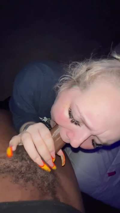 Can you tell she loves it?