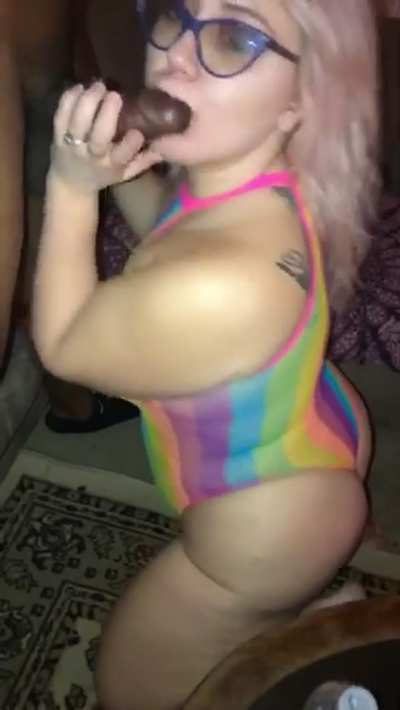 Thick slut enjoying my BBC.