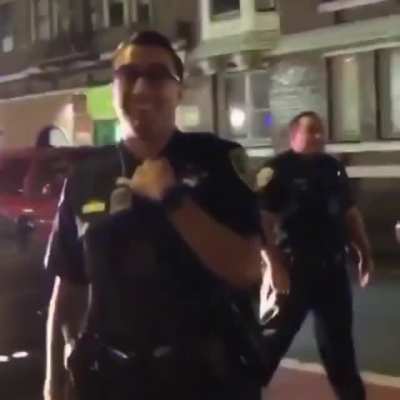 Even the cops couldn't believe it.