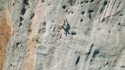 One of France best climbing spot shot in FPV