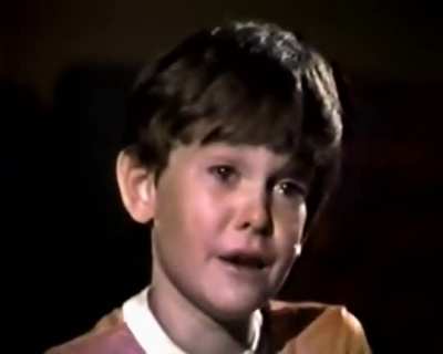 Henry Thomas auditioning for the role of Elliott in ET. Gets told "ok kid, you got the job" immediately afterwards. 1981.