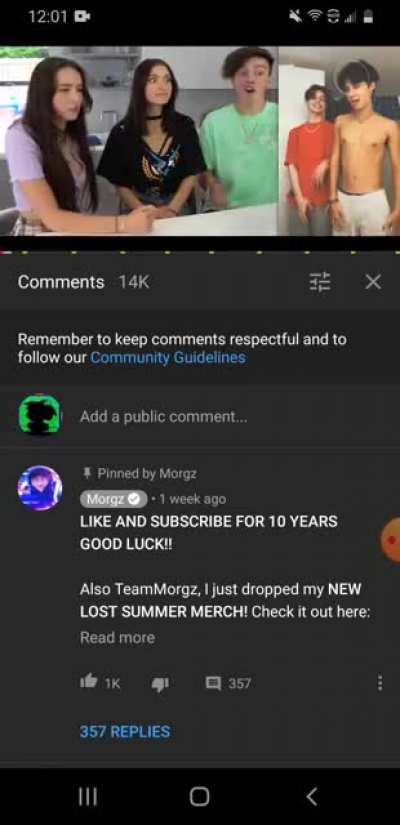 Me when morgz