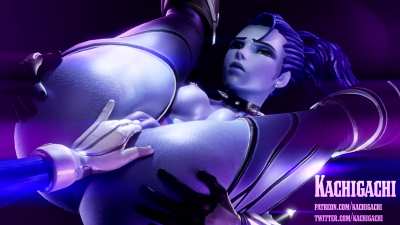 Widowmaker gets fingered by D.va (Kachigachi) [Overwatch]