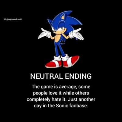 Being a Sonic fan (ALL ENDINGS)