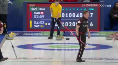 Canada&rsquo;s Marc Kennedy told Sweden&rsquo;s Oskar Eriksson to &ldquo;F off&rdquo; after being accused of illegally touching a curling stone. Media coverage later showed a slow‑motion replay from one angle, but officials issued no penalty.
