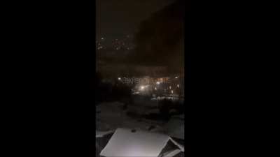 Ukrainian FP-5 "Flamingo" cruise missiles fired towards the Votkinsk missile production plant in Votkinsk, Republic of Udmurtia, Russia. 20 February 2026