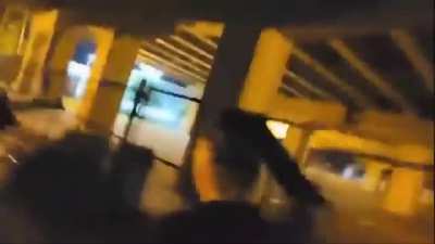 [Re-upload for quality] Louisville BLMers shoot at police officers. Two cops are hit and survive.