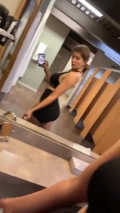 Cutie with a nice booty