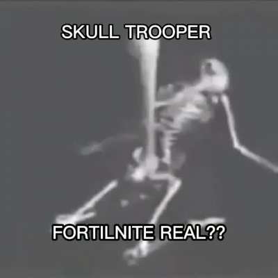Skeleton trooper???? 🥵