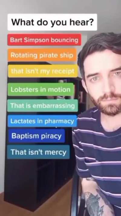 If you stare at the words you can hear them all