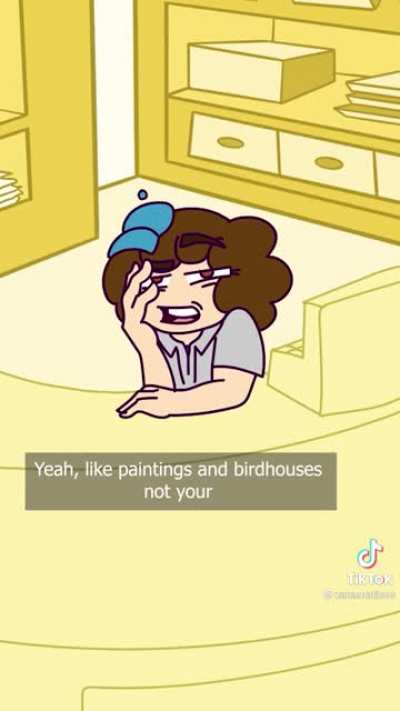 The shipping store lady is kinda cute tho