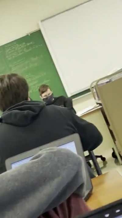 G-guys&hellip; Eric was my AP history substitute today&hellip; POG